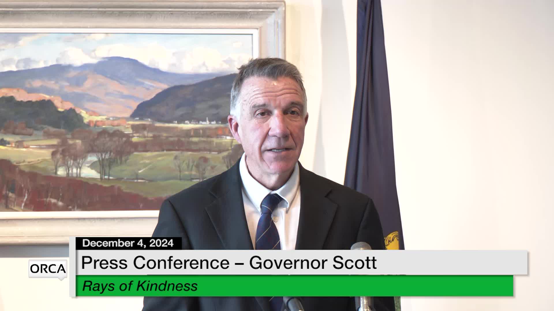 Thumbnail image for Phil Scott Press Conference | 12/04/2024