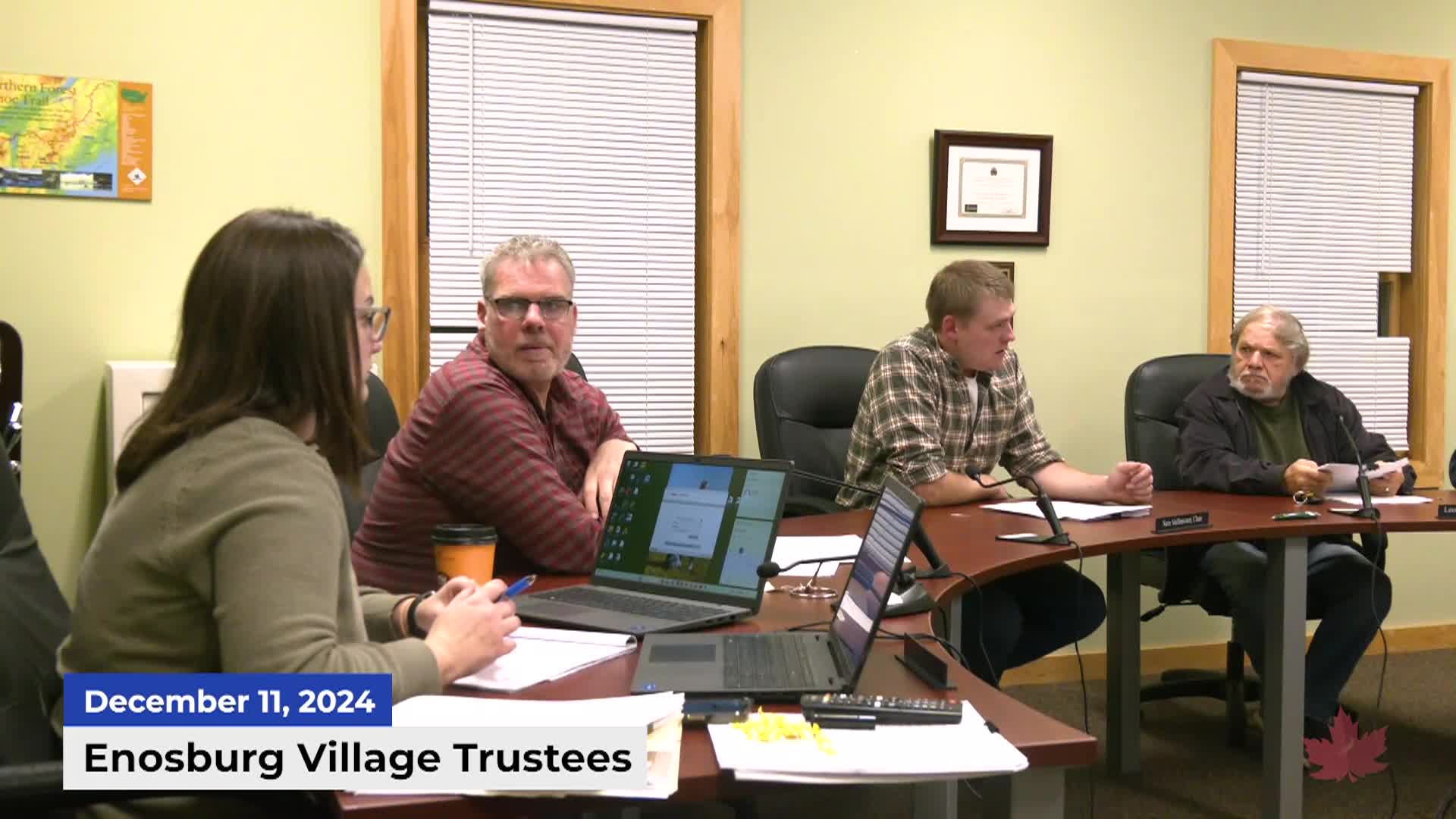 Enosburg Village Trustees | 12/09/2024