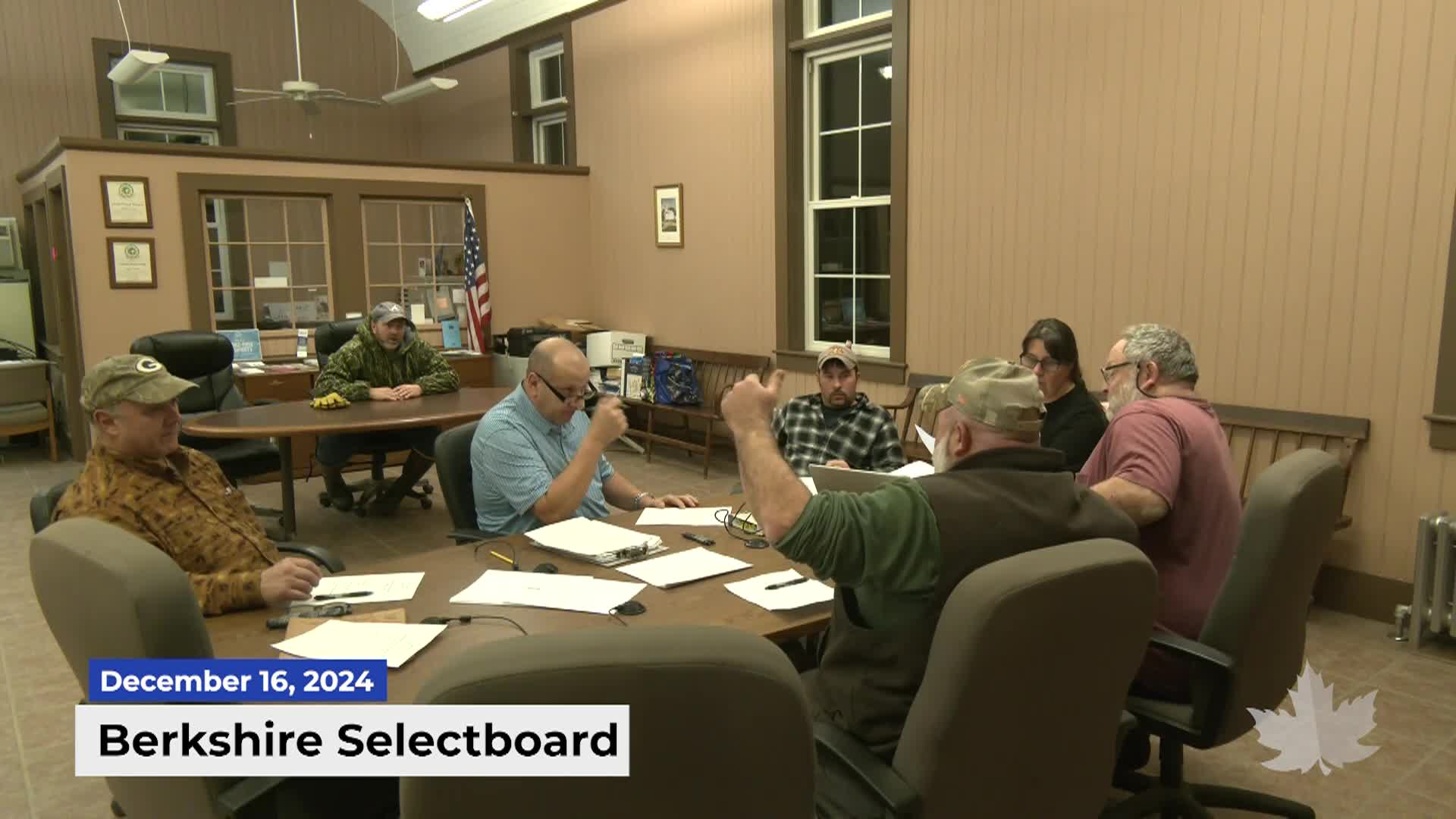 Thumbnail image for Berkshire Selectboard | 12/16/2024