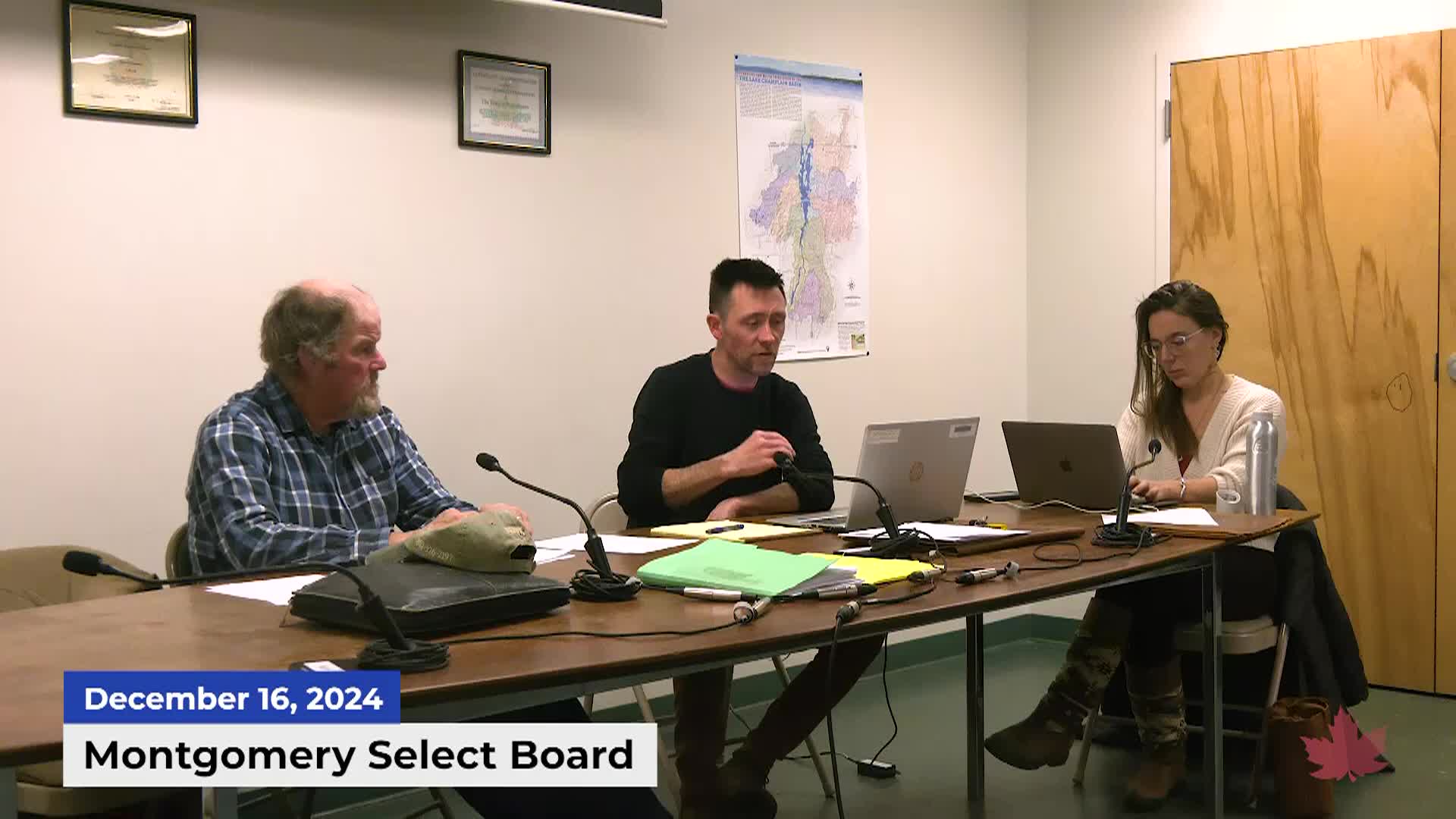 Thumbnail image for Montgomery Selectboard | 12/16/2024