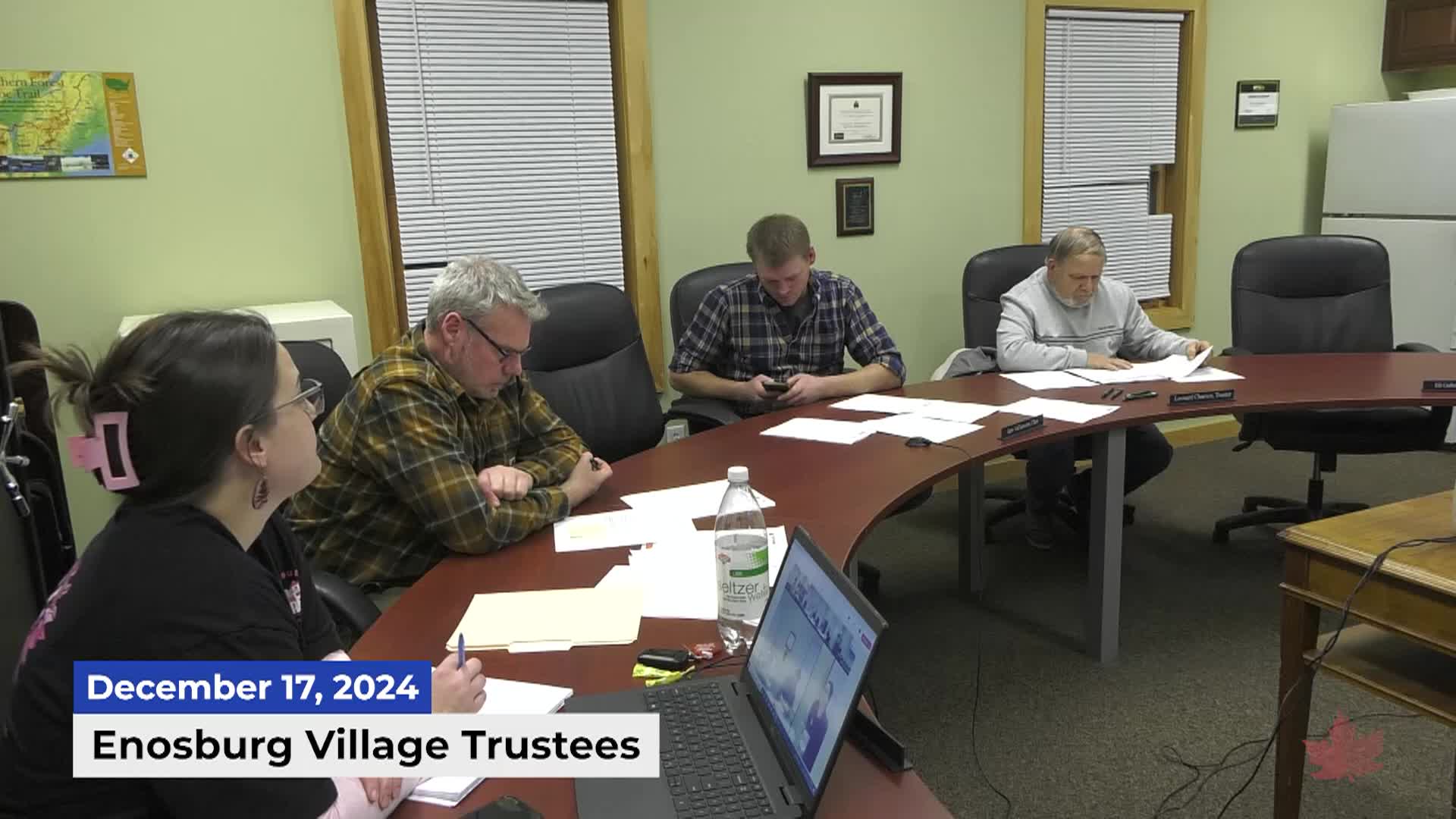 Enosburg Village Trustees | 12/17/2024