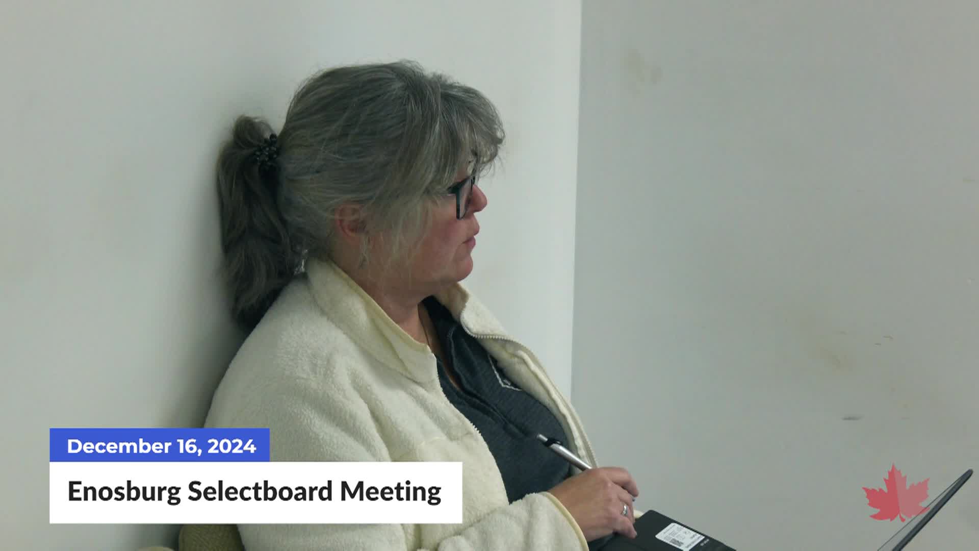 Thumbnail image for Enosburg Selectboard Meeting | 12/16/2024