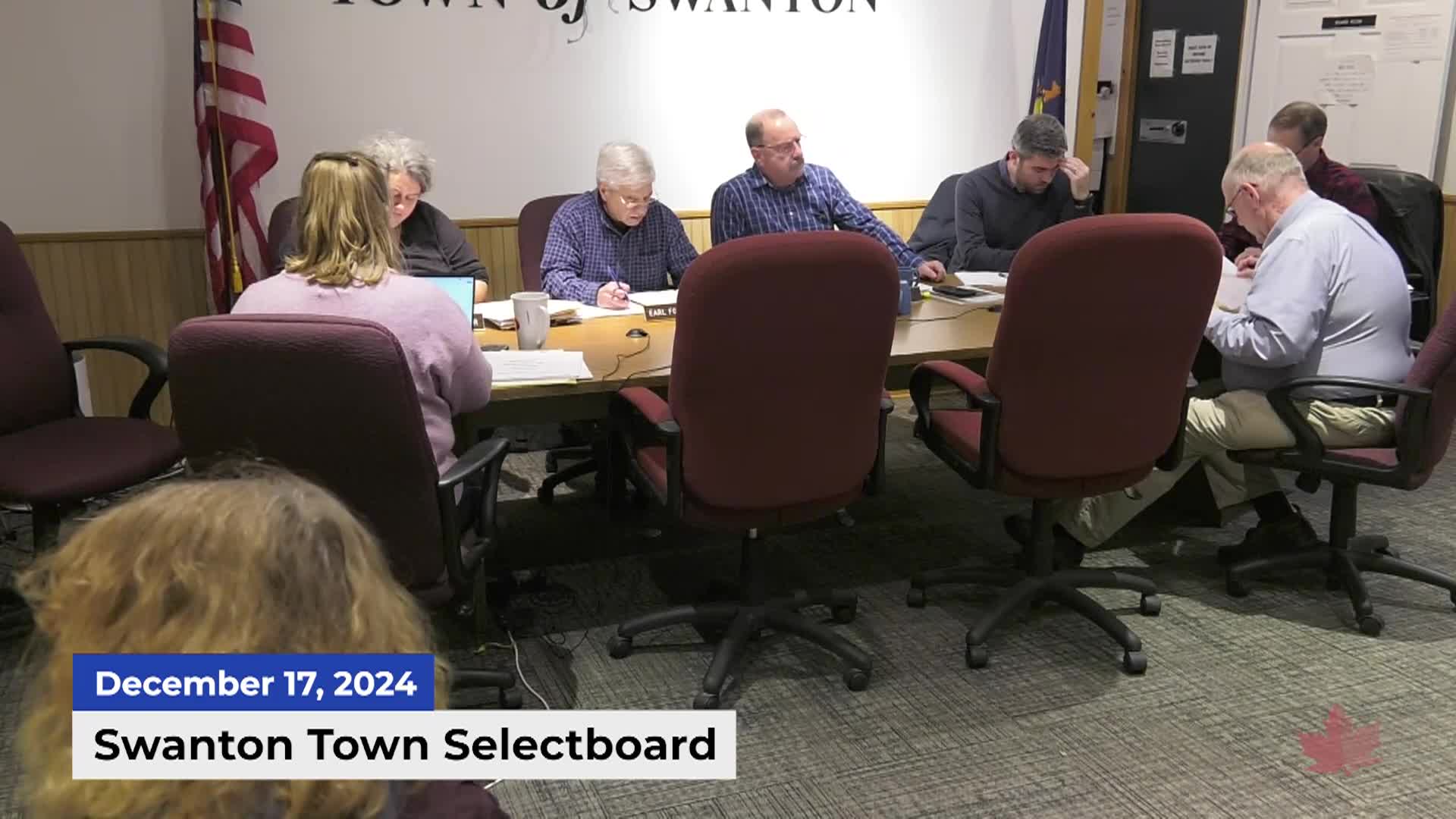 Swanton Town Selectboard | 12/17/2024