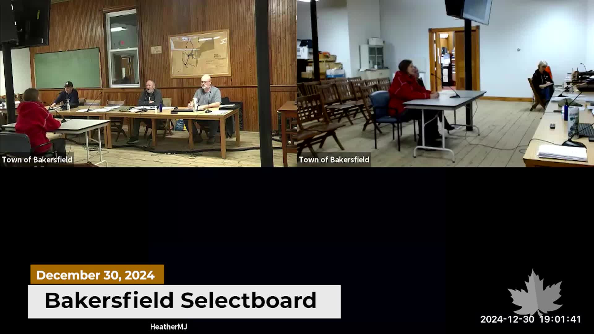 Thumbnail image for Bakersfield Selectboard | 12/30/2024