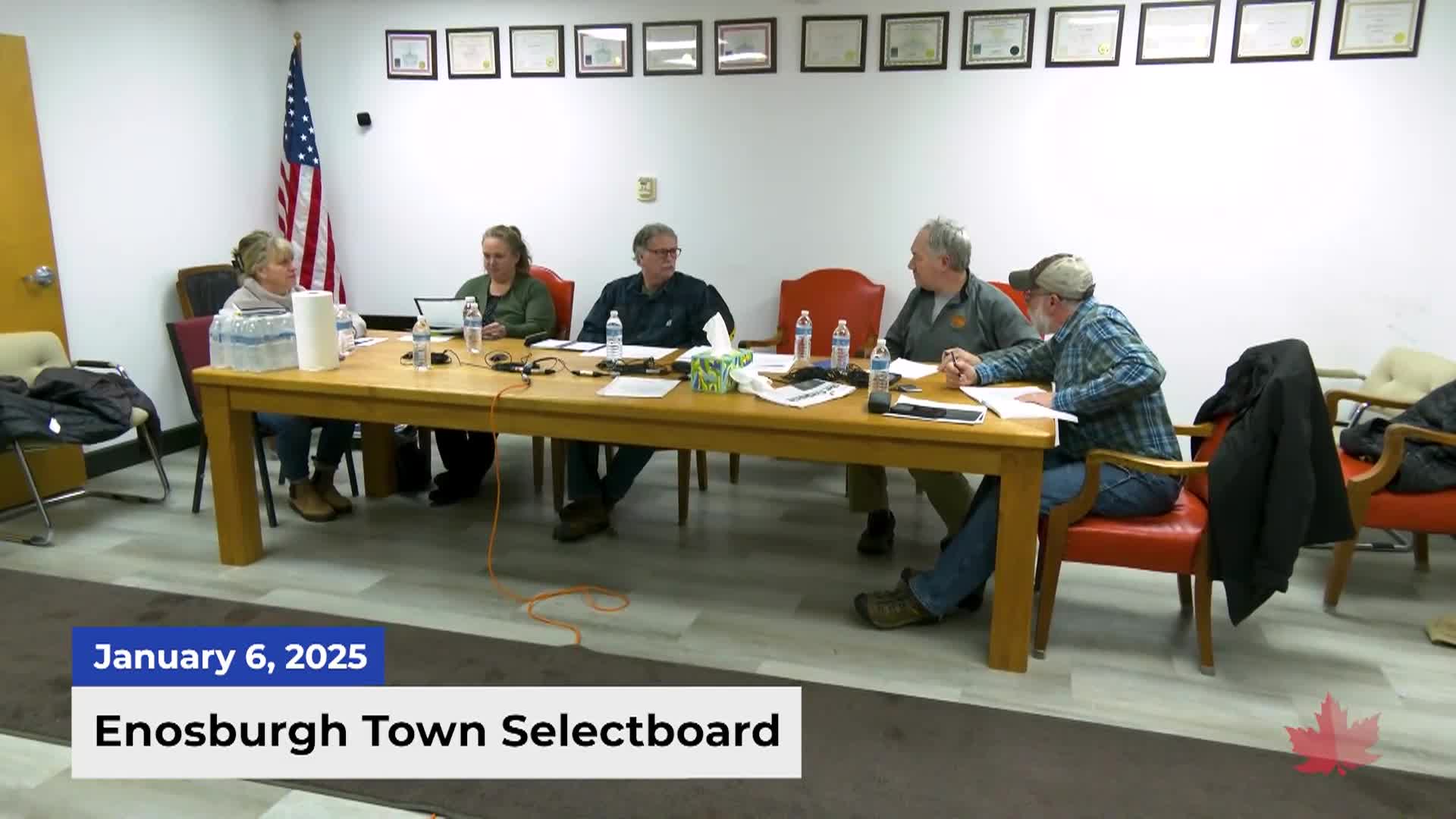Thumbnail image for Enosburgh Town Selectboard | 01/06/2025