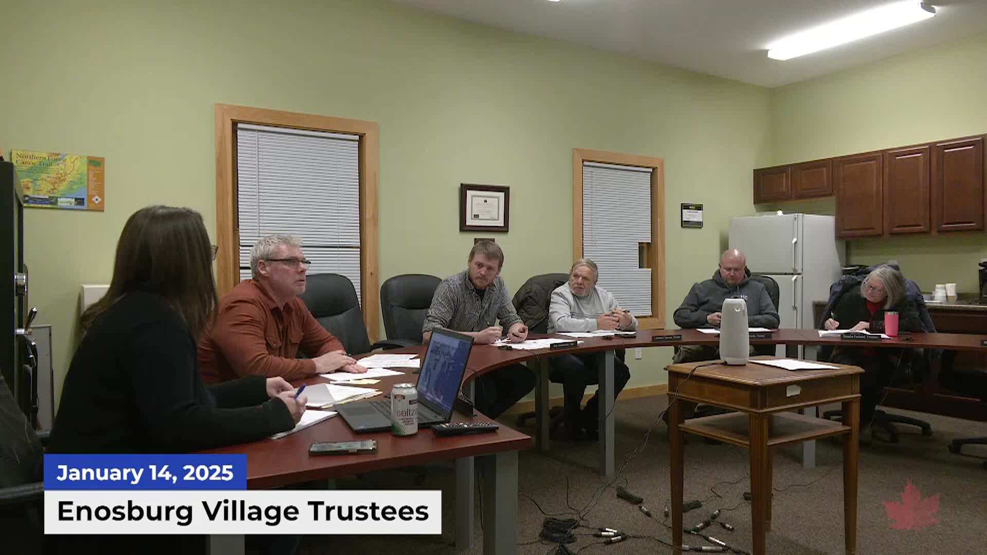 Enosburg Village Trustees | 01/14/2025