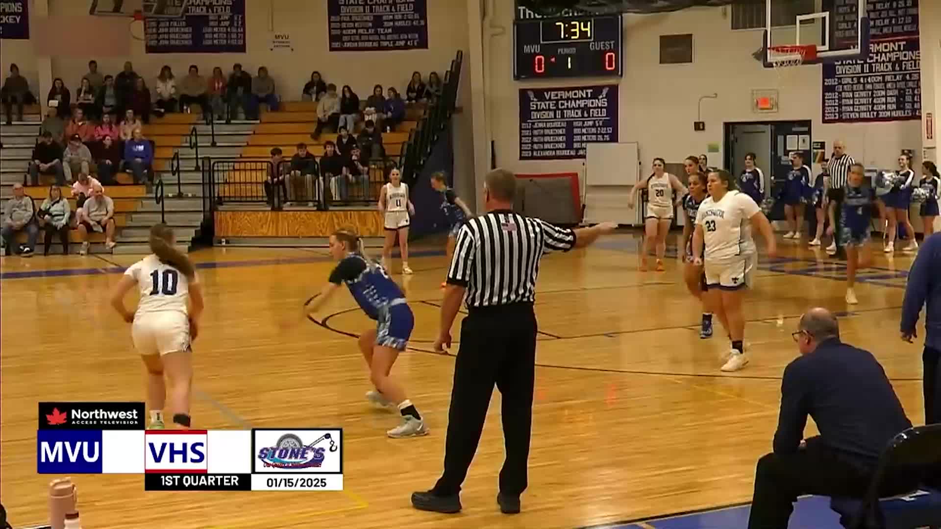Thumbnail image for MVU Girls Basketball vs Vergennes 20250115