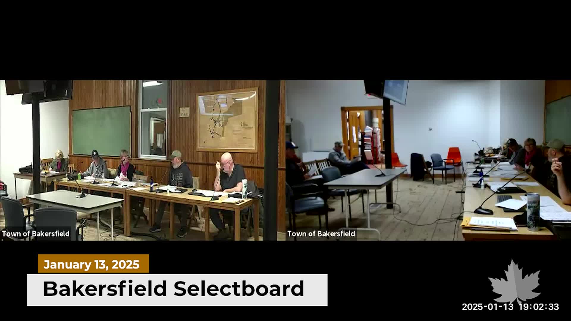 Thumbnail image for Bakersfield Selectboard | 01/13/2025