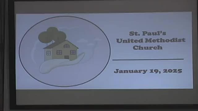 Thumbnail image for St Pauls UMC | 01/19/2025
