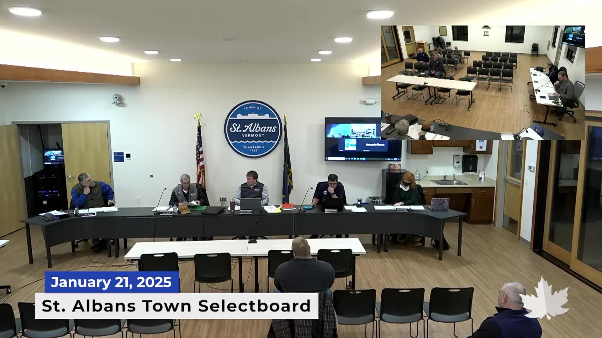 St Albans Town Selectboard | 01/21/2025