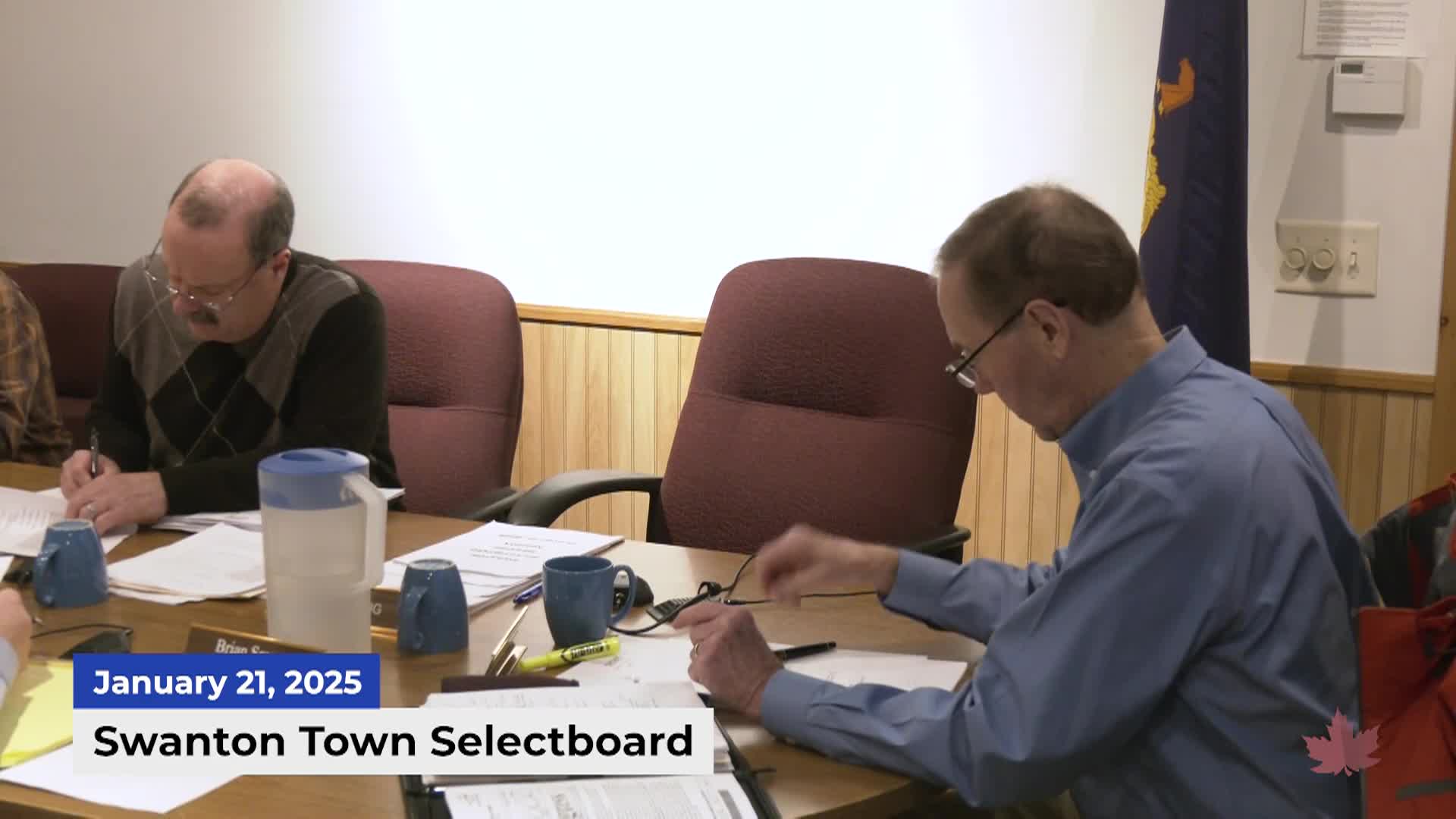 Swanton Selectboard | 01/21/2025