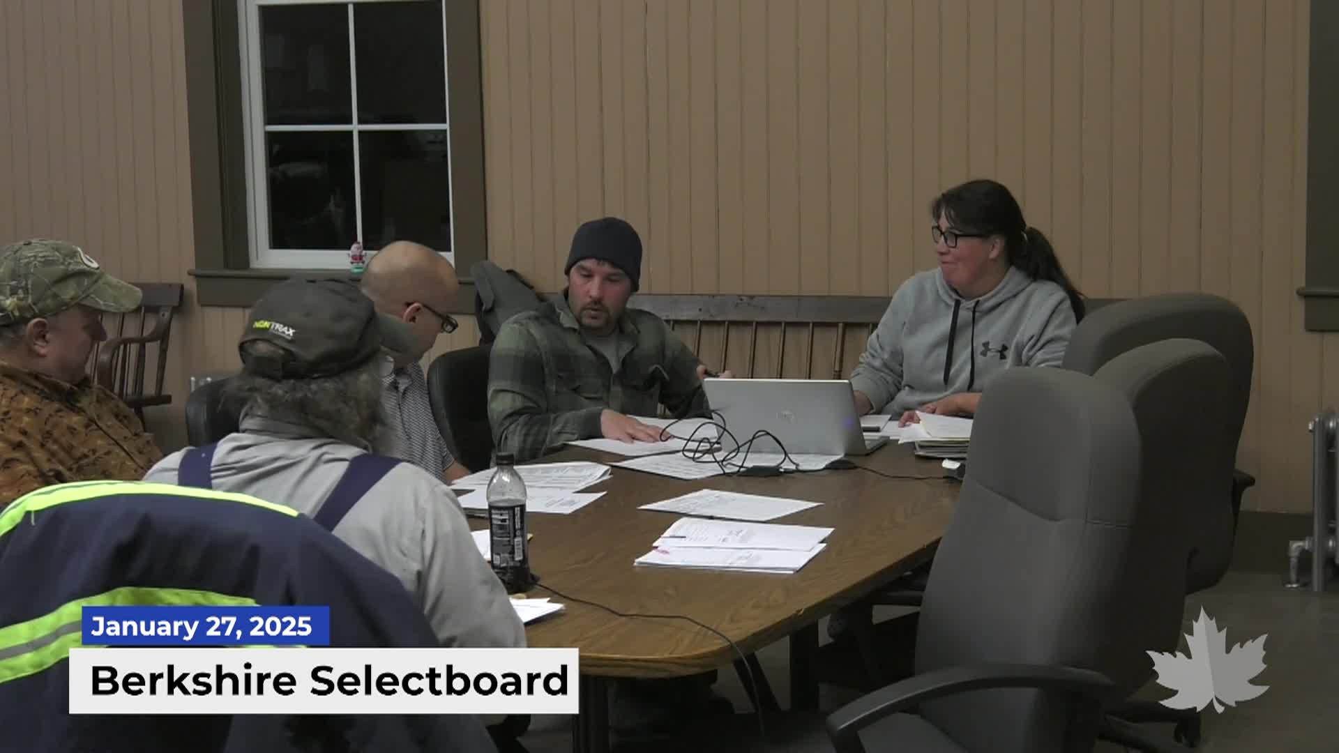 Thumbnail image for Berkshire Selectboard | 01/17/2025