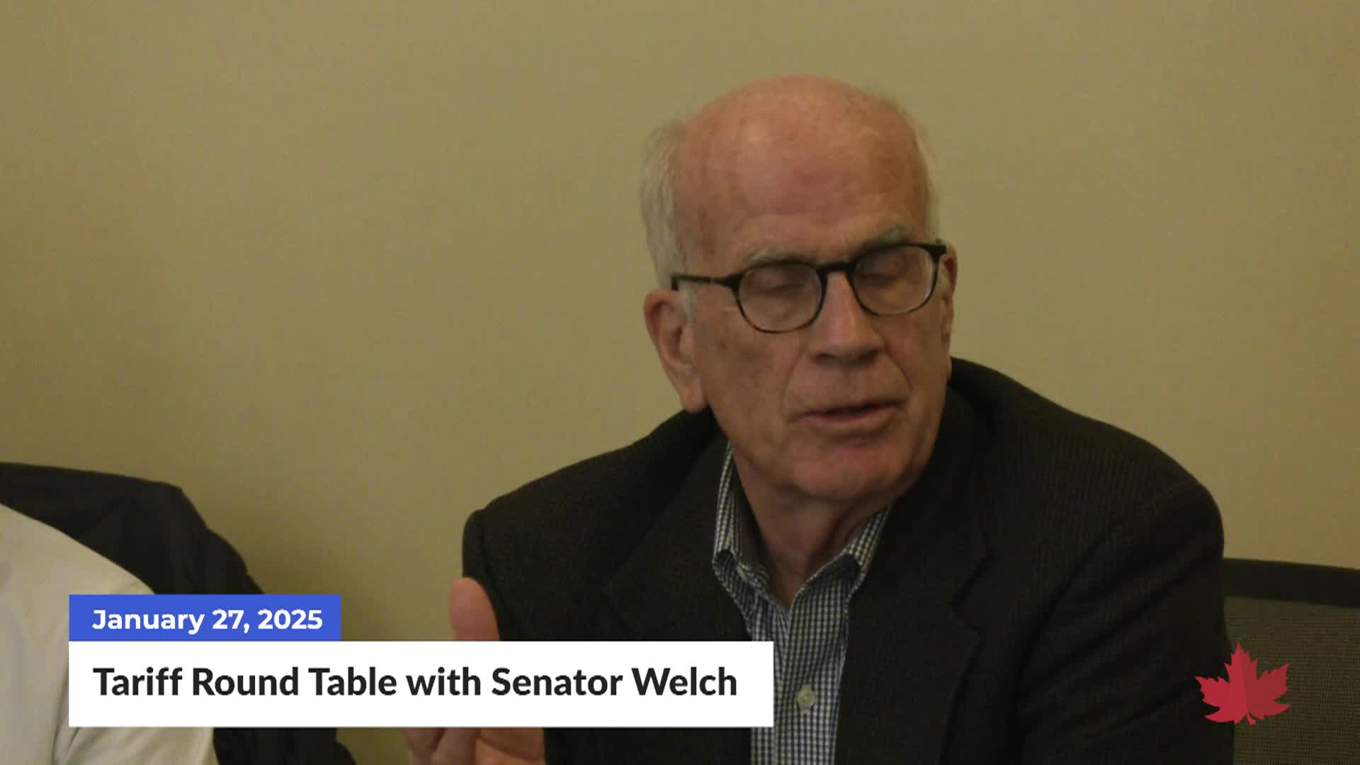 Thumbnail image for Import Tariff Round Table with Senator Welch | 01/27/2025
