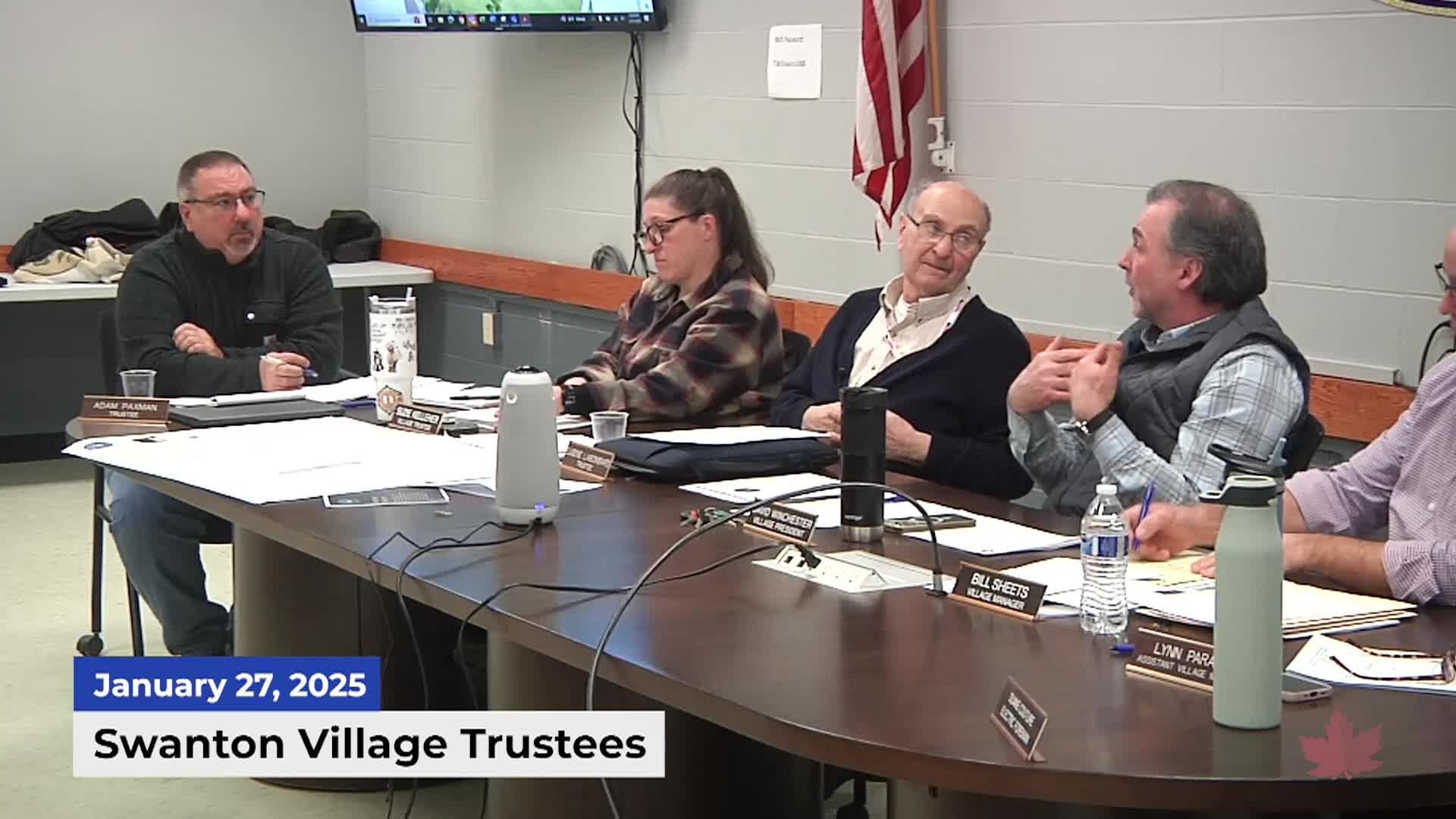 Swanton Village Trustees 1/27
