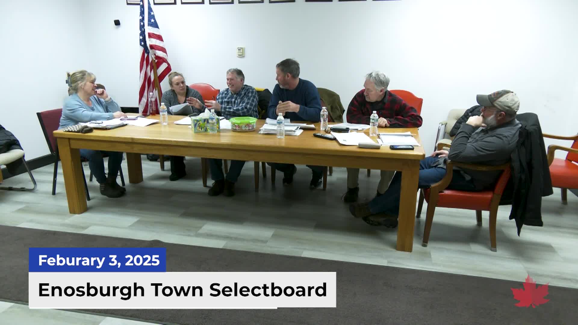 Thumbnail image for Enosburgh Town Selectboard | 02/03/2025