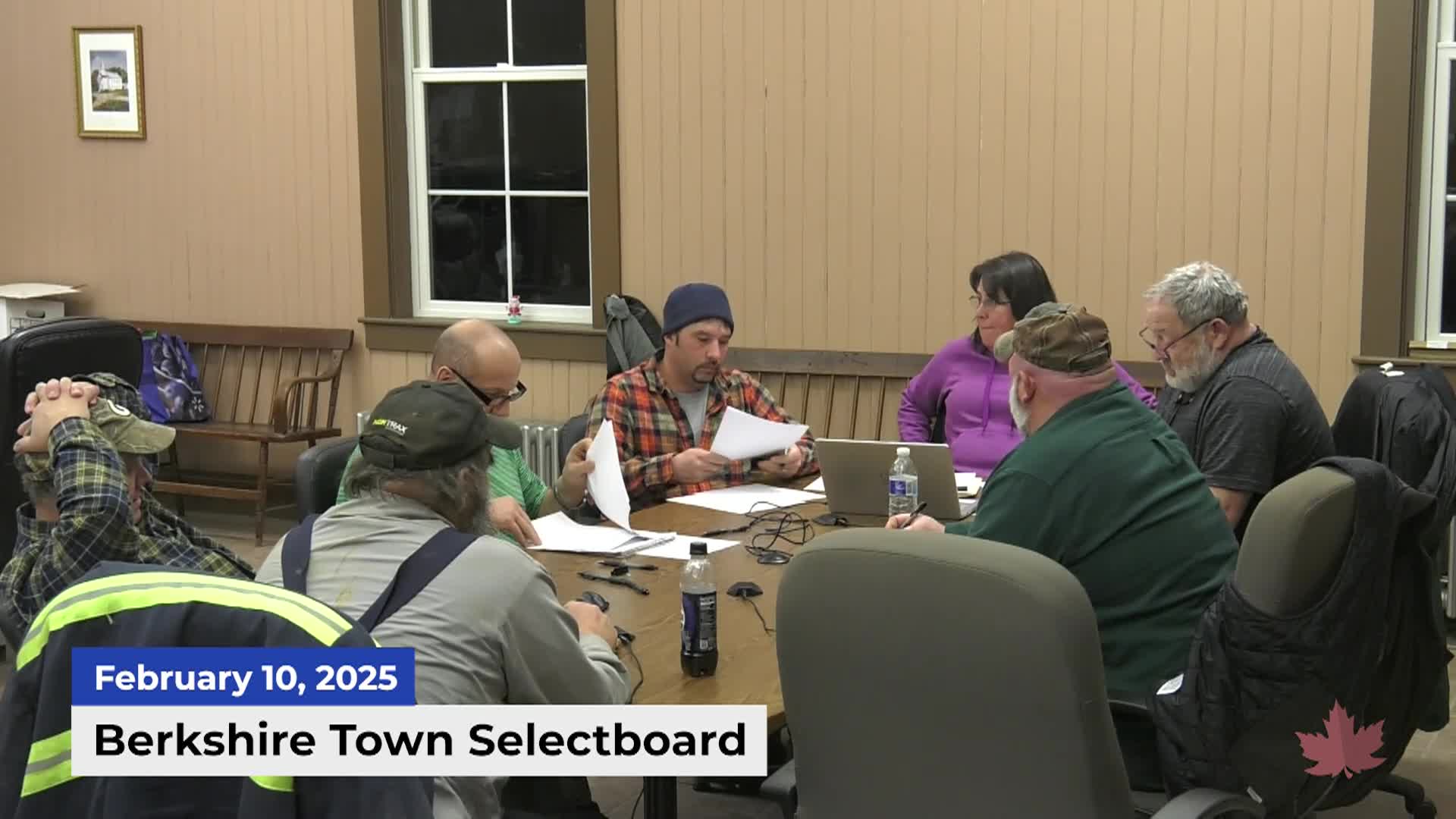 Thumbnail image for Berkshire Town Selectboard | 02/10/2025