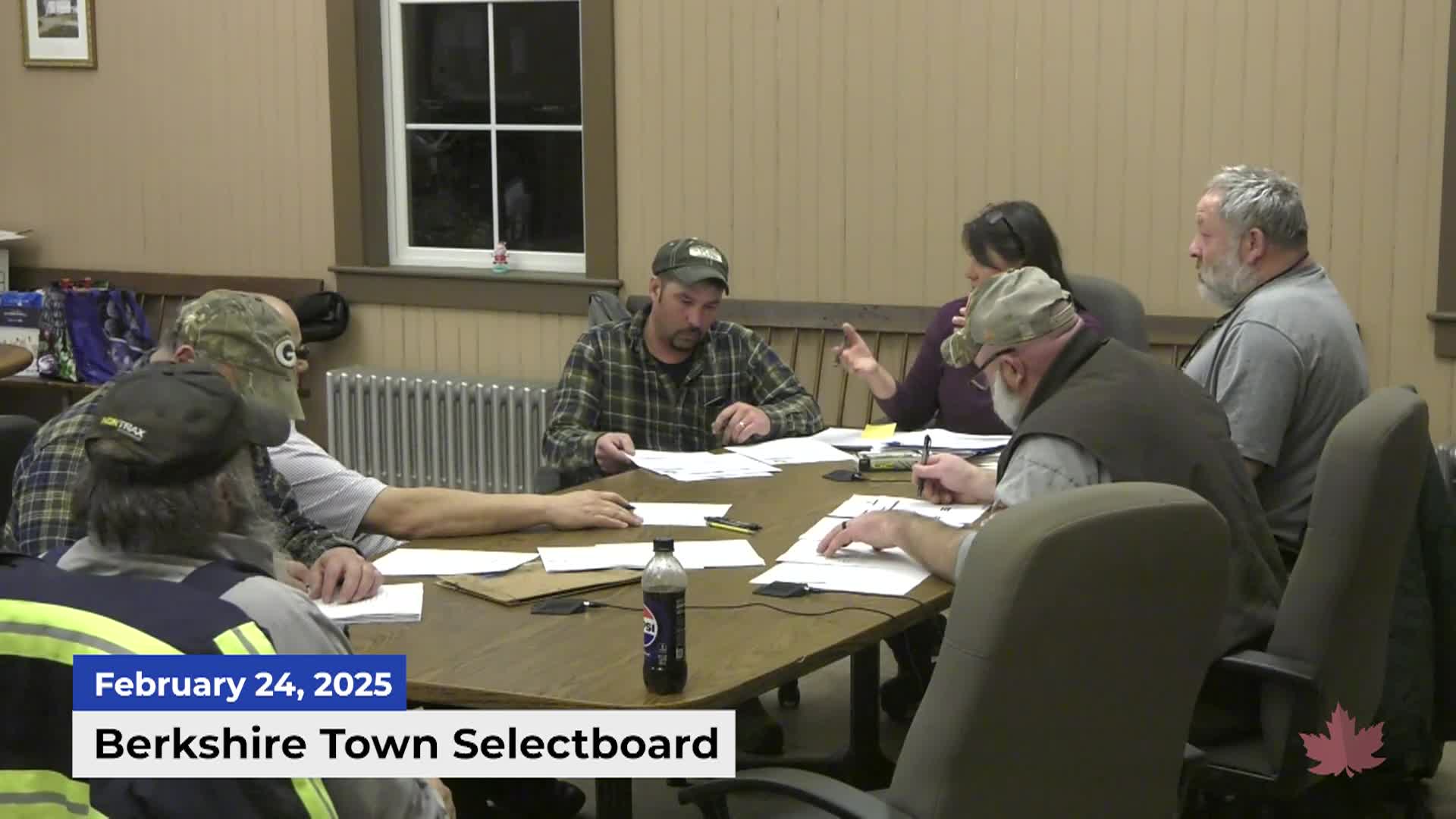 Thumbnail image for Berkshire Town Selectboard | 02/24/2025