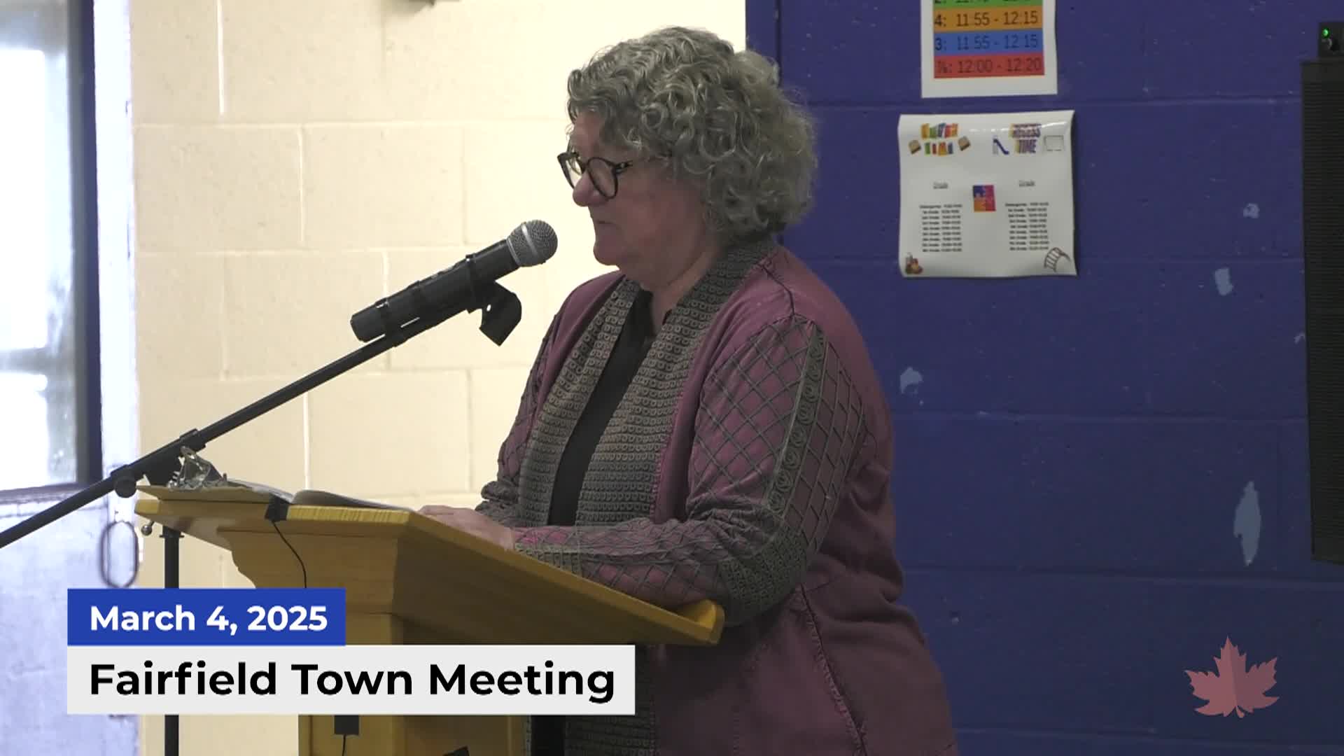 Thumbnail image for Fairfield Town Meeting | 03/04/2025