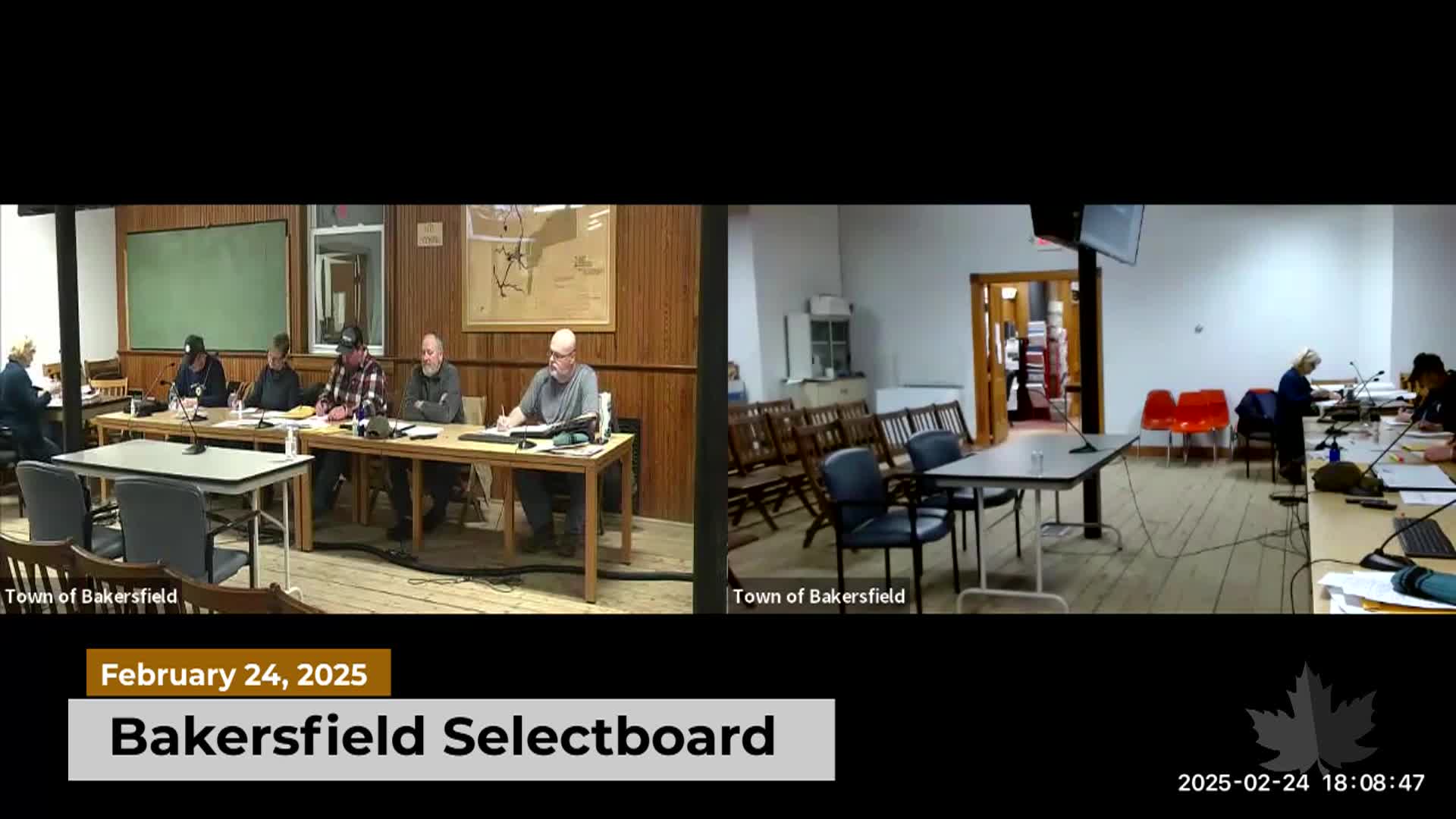 Thumbnail image for Bakersfield Selectboard | 02/24/2025