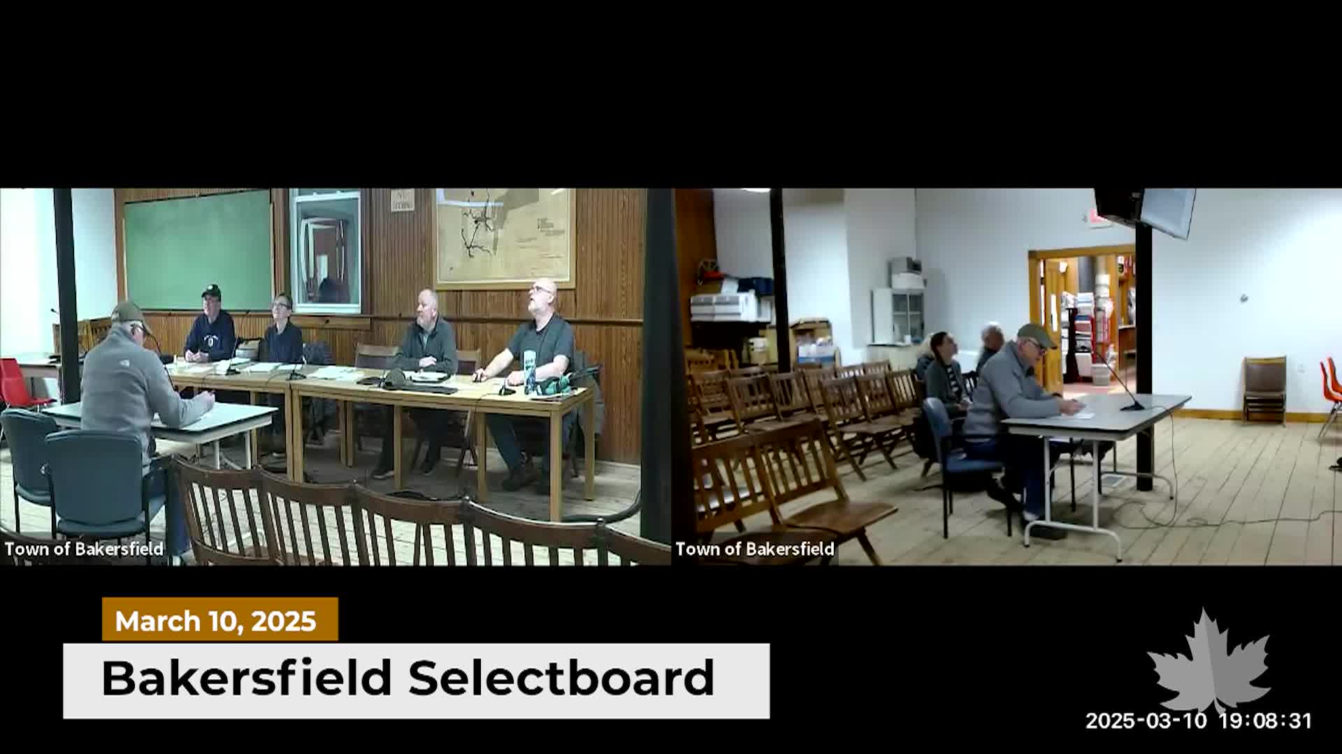 Thumbnail image for Bakersfield Selectboard | 03/10/2025