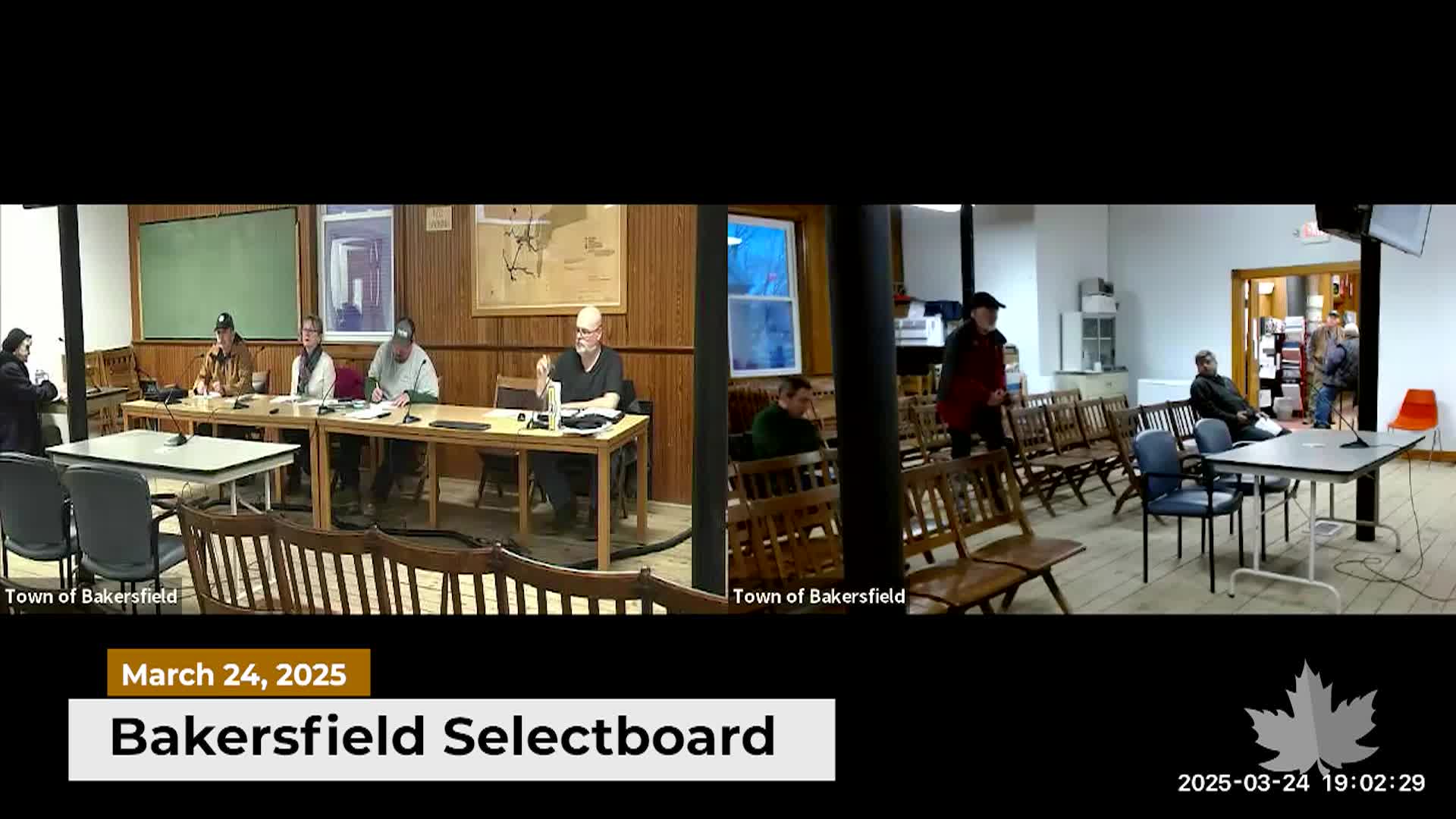 Thumbnail image for Bakersfield Selectboard | 03/24/2025