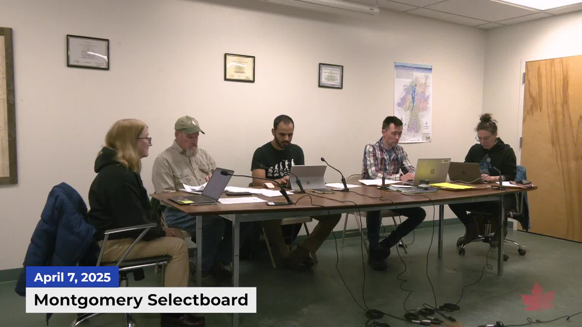 Thumbnail image for Montgomery Selectboard | 04/07/2025
