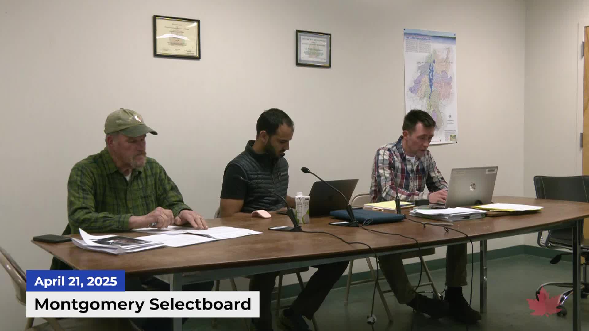 Thumbnail image for Montgomery Selectboard | 04/21/2025