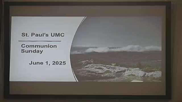 Thumbnail image for St Pauls UMC | 06/01/2025