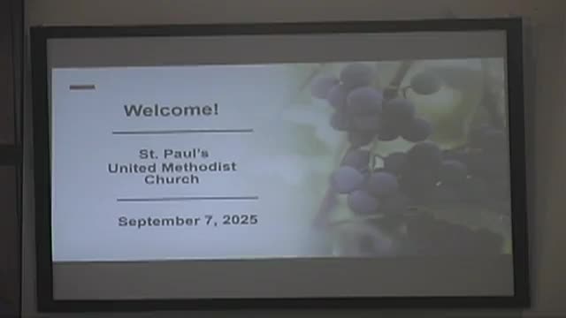 Thumbnail image for St Pauls UMC | 09/07/2025