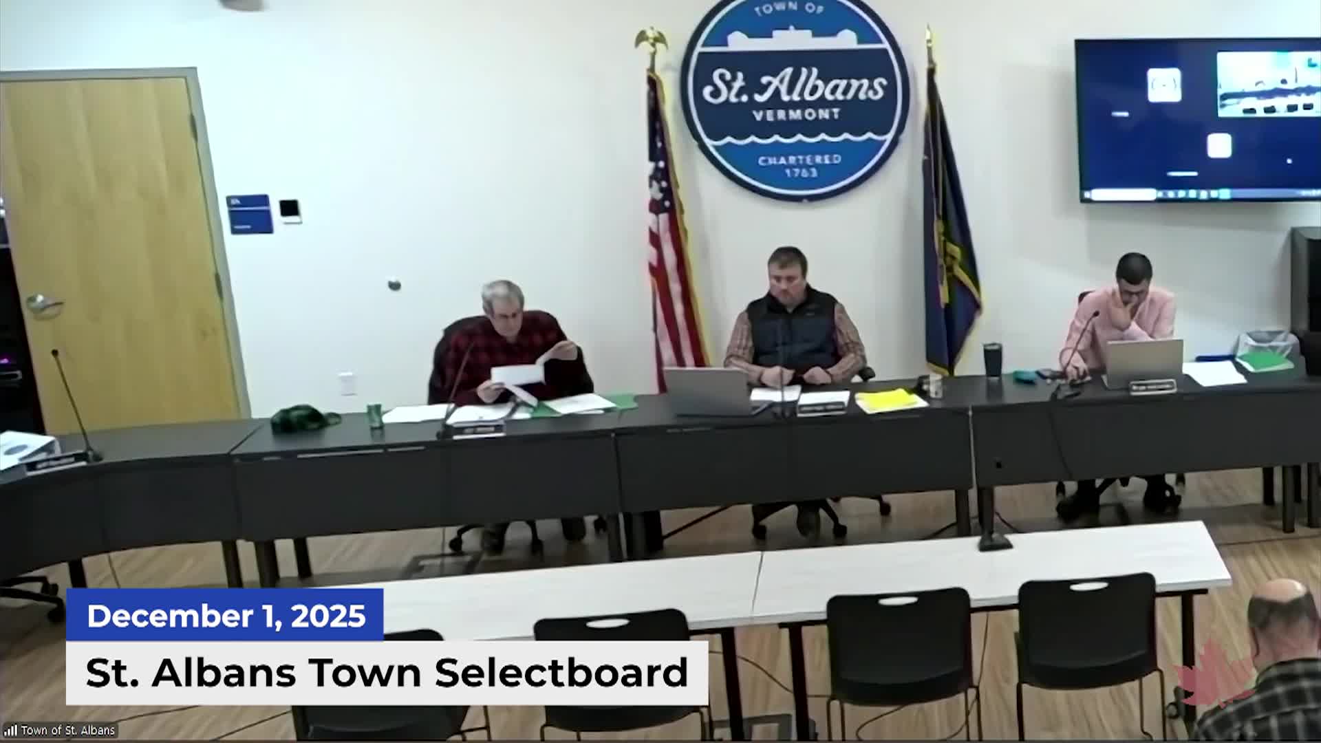 St Albans Town Selectboard | 12/01/2025