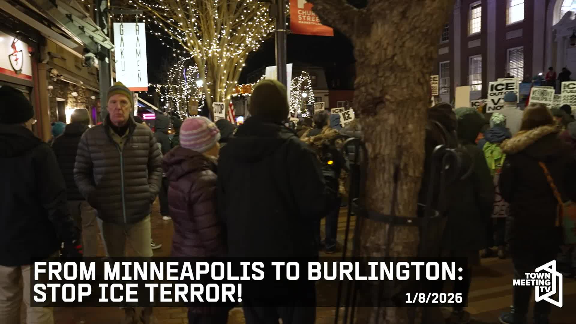 Thumbnail image for From Minneapolis to Burlington [Stop ICE Terror] | 01/08/2026