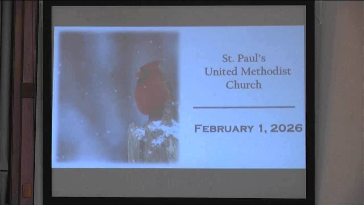 Thumbnail image for St Pauls UMC | 02/01/2026