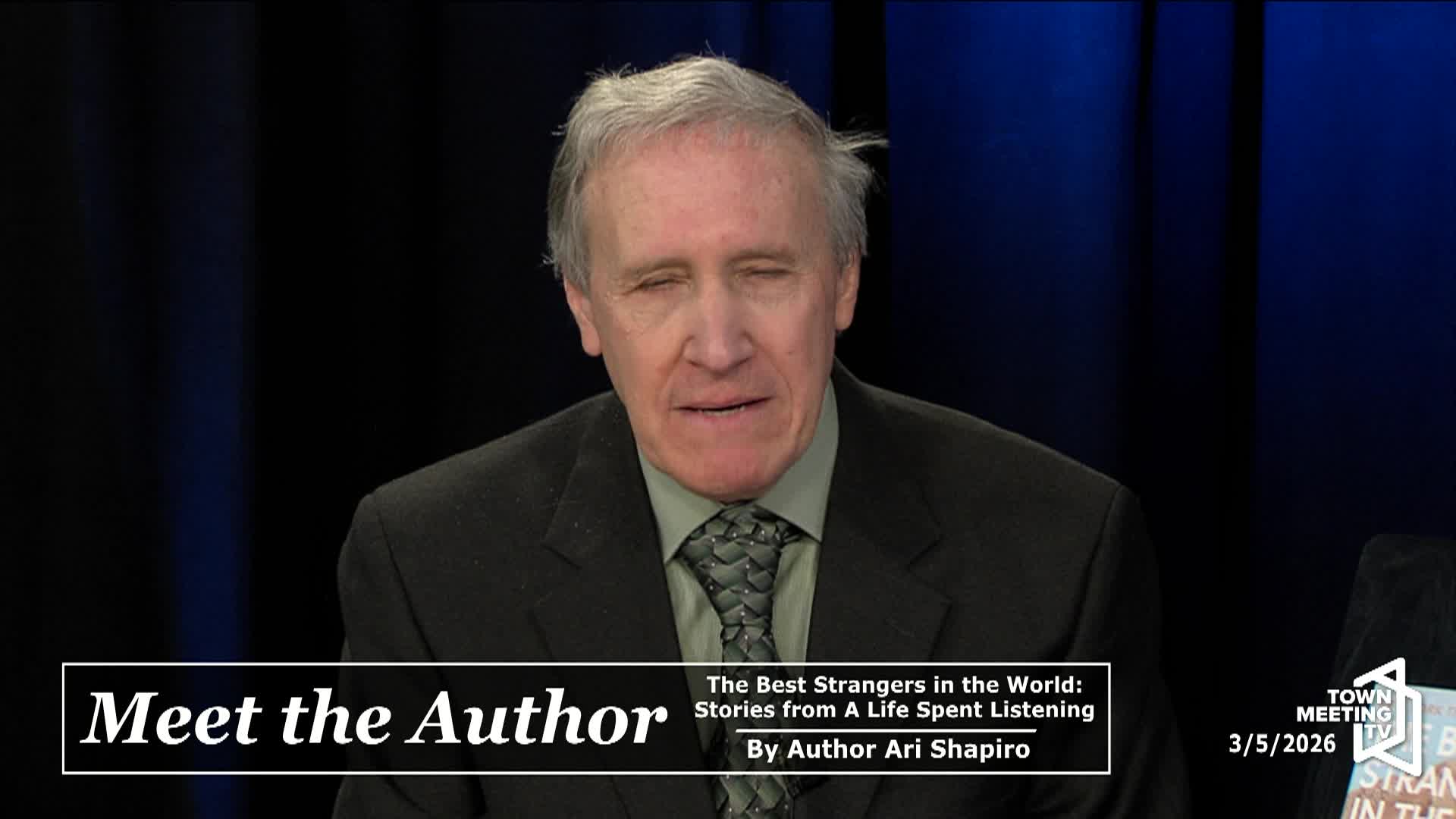 Thumbnail image for Meet the Author [Ari Shapiro] | 03/05/2026