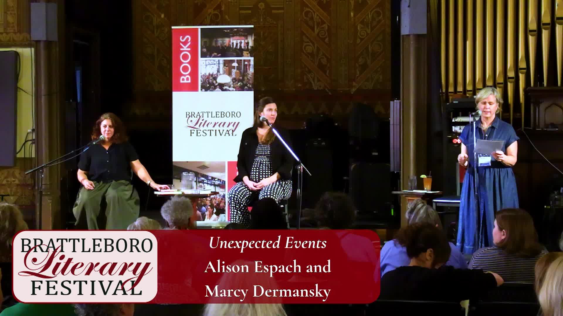Thumbnail image for Brattleboro Literary Festival [Unexpected Events - Alison Espach and Marcy Dermansky] | 03/13/2026