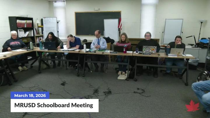 Thumbnail image for MRUSD Schoolboard Meeting | 03/18/2026
