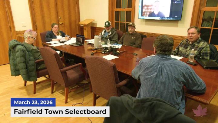 Thumbnail image for Fairfield Selectboard 3/23