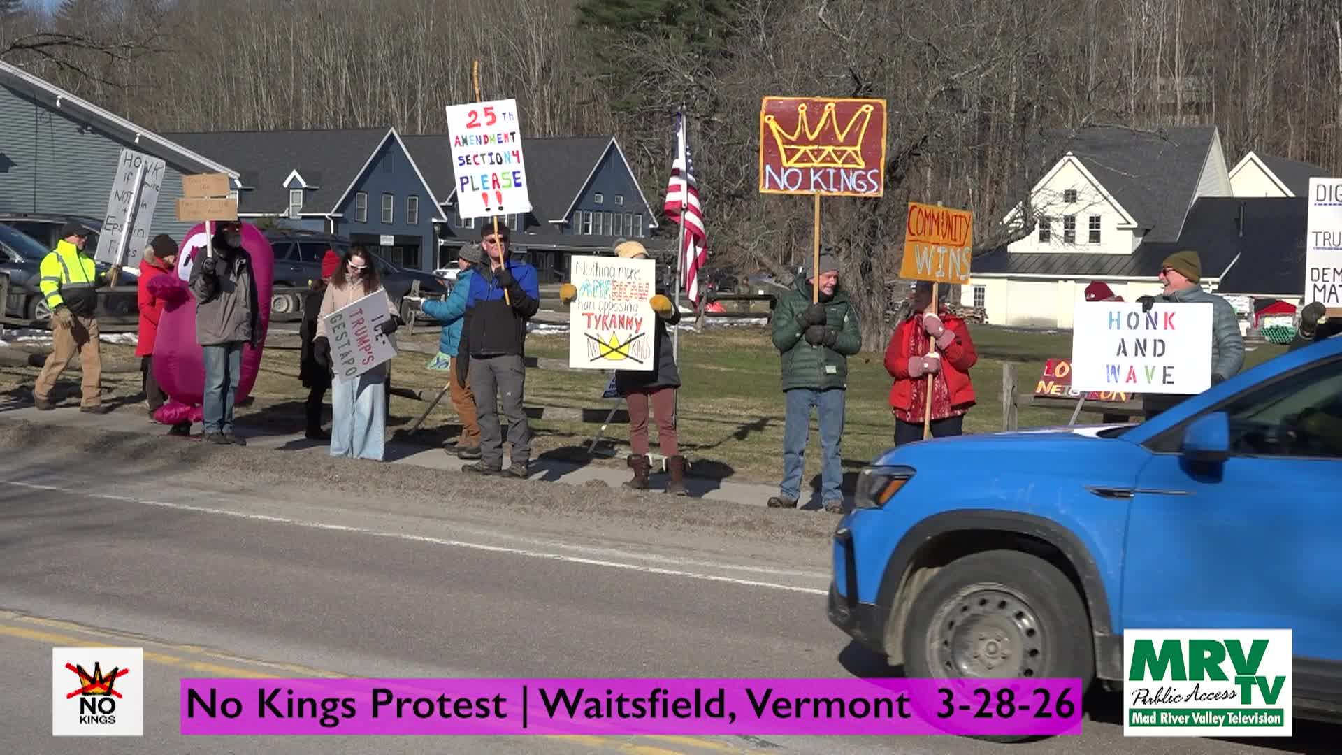 Thumbnail image for No Kings Protest [Waitsfield Vermont]  | 03/28/2026