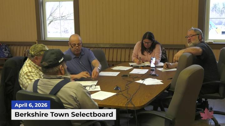 Thumbnail image for Berkshire Selectboard | 04/06/2026