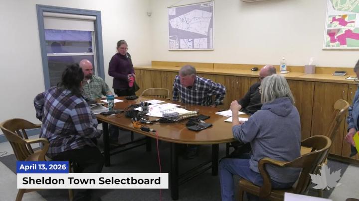 Thumbnail image for Sheldon Town Selectboard | 04/13/2026