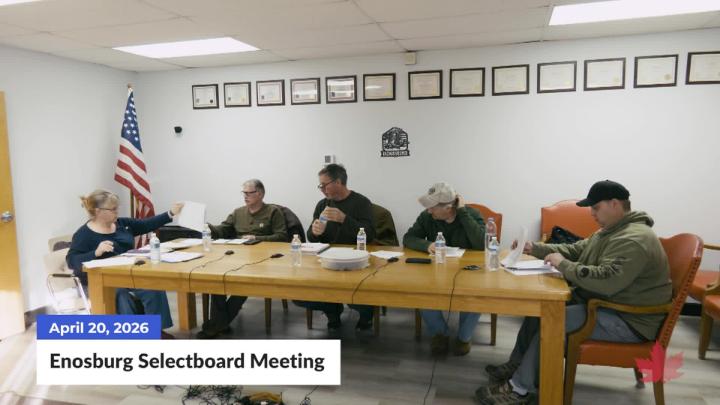 Thumbnail image for Enosburgh Town Selectboard | 04/20/2026