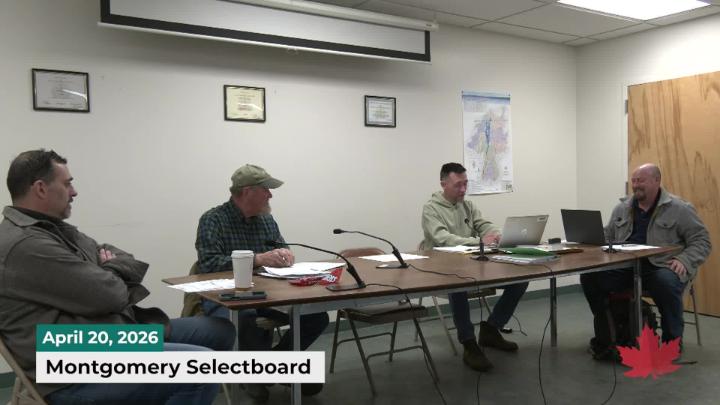 Thumbnail image for Montgomery Selectboard | 04/20/2026