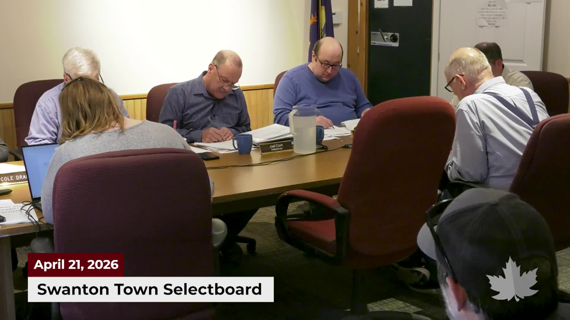Thumbnail image for Swanton Town Selectboard | 04/21/2026