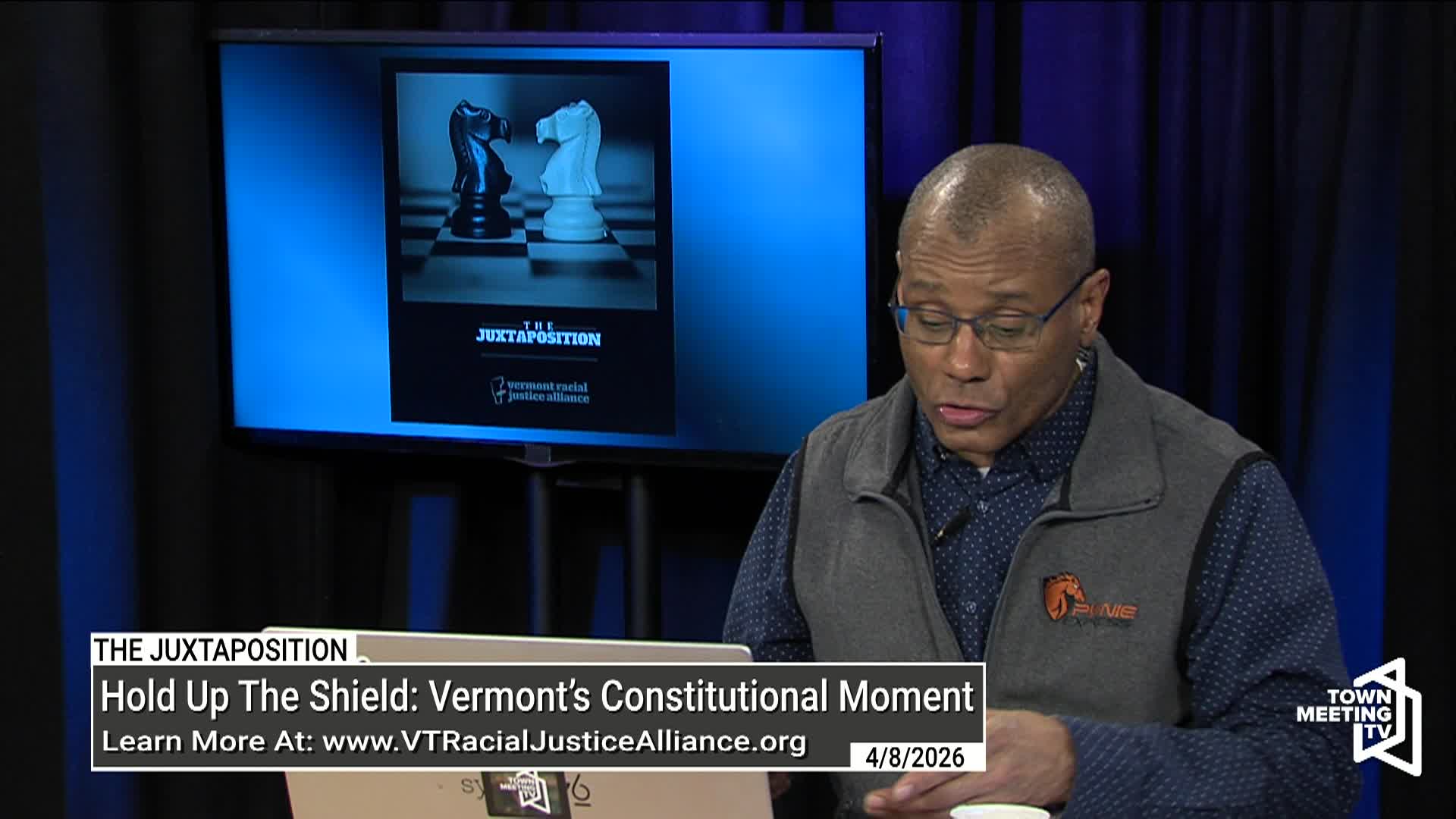 Thumbnail image for The Juxtaposition [Hold Up The Shield - Vermont's Constitutional Moment] | 04/08/2026