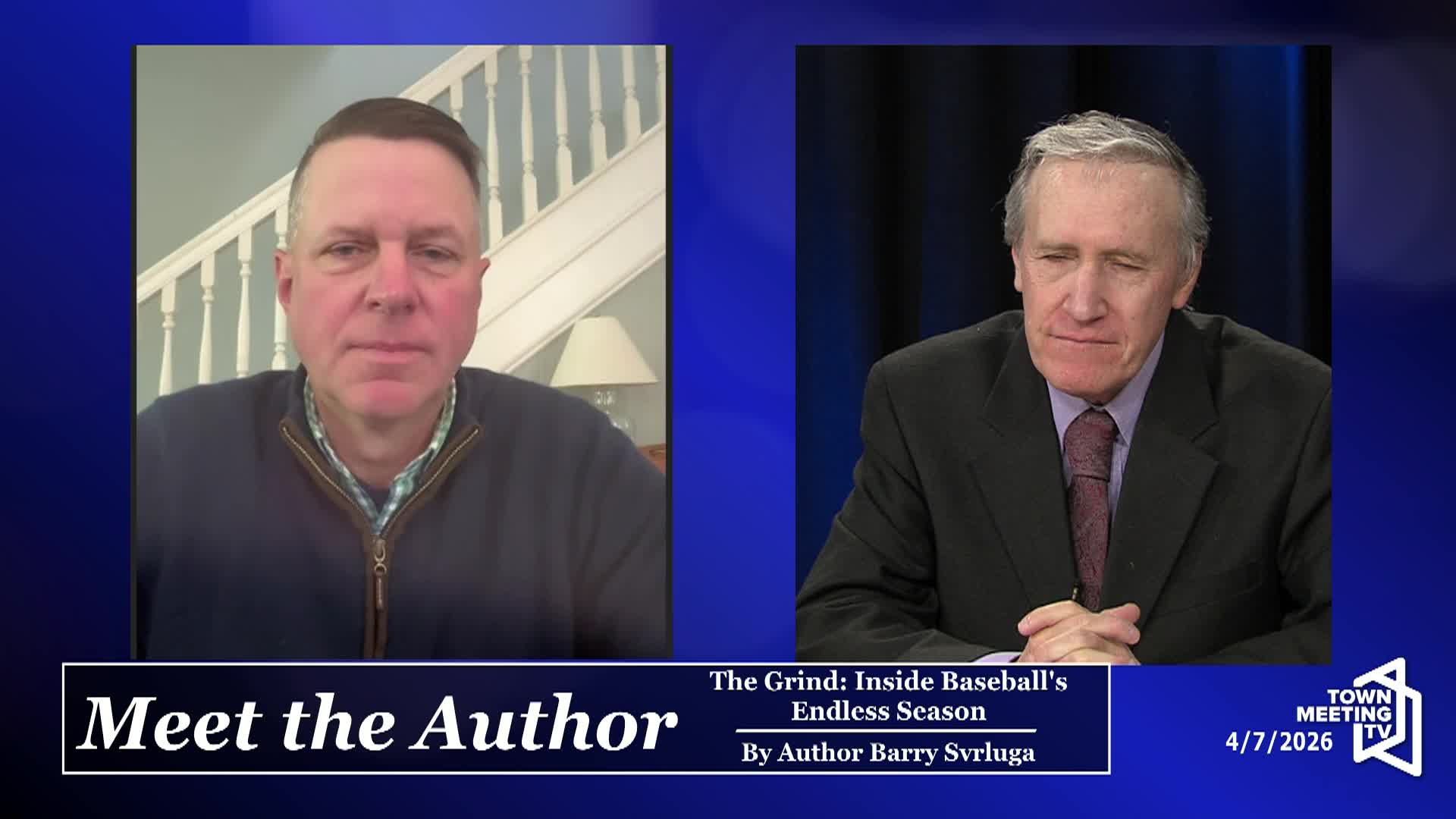 Thumbnail image for Meet the Author [Barry Svrluga] | 04/07/2026