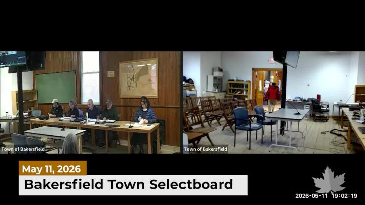 Thumbnail image for Bakersfield Selectboard | 05/11/2026