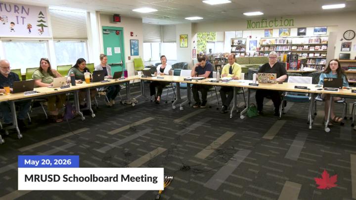 Thumbnail image for MRUSD Schoolboard Meeting | 05/20/2026