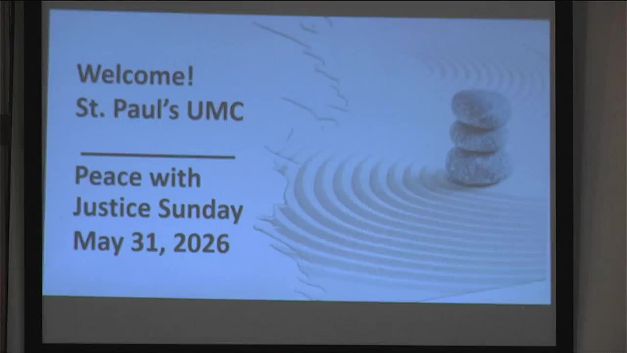 Thumbnail image for St Pauls UMC | 05/31/2026
