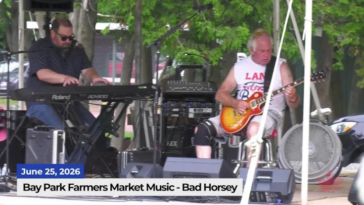 Thumbnail image for Music at the St. Albans Bay Farmers Market |  Bad Horsey | 06/25/2026